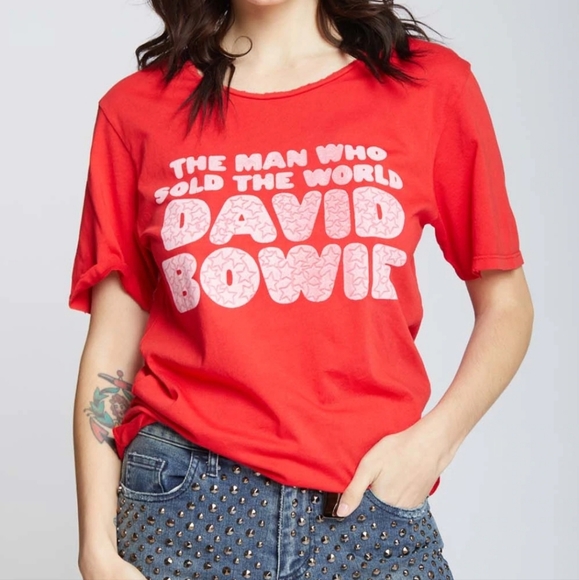 Recycled Karma Tops - Recycled Karma David Bowie t-shirt